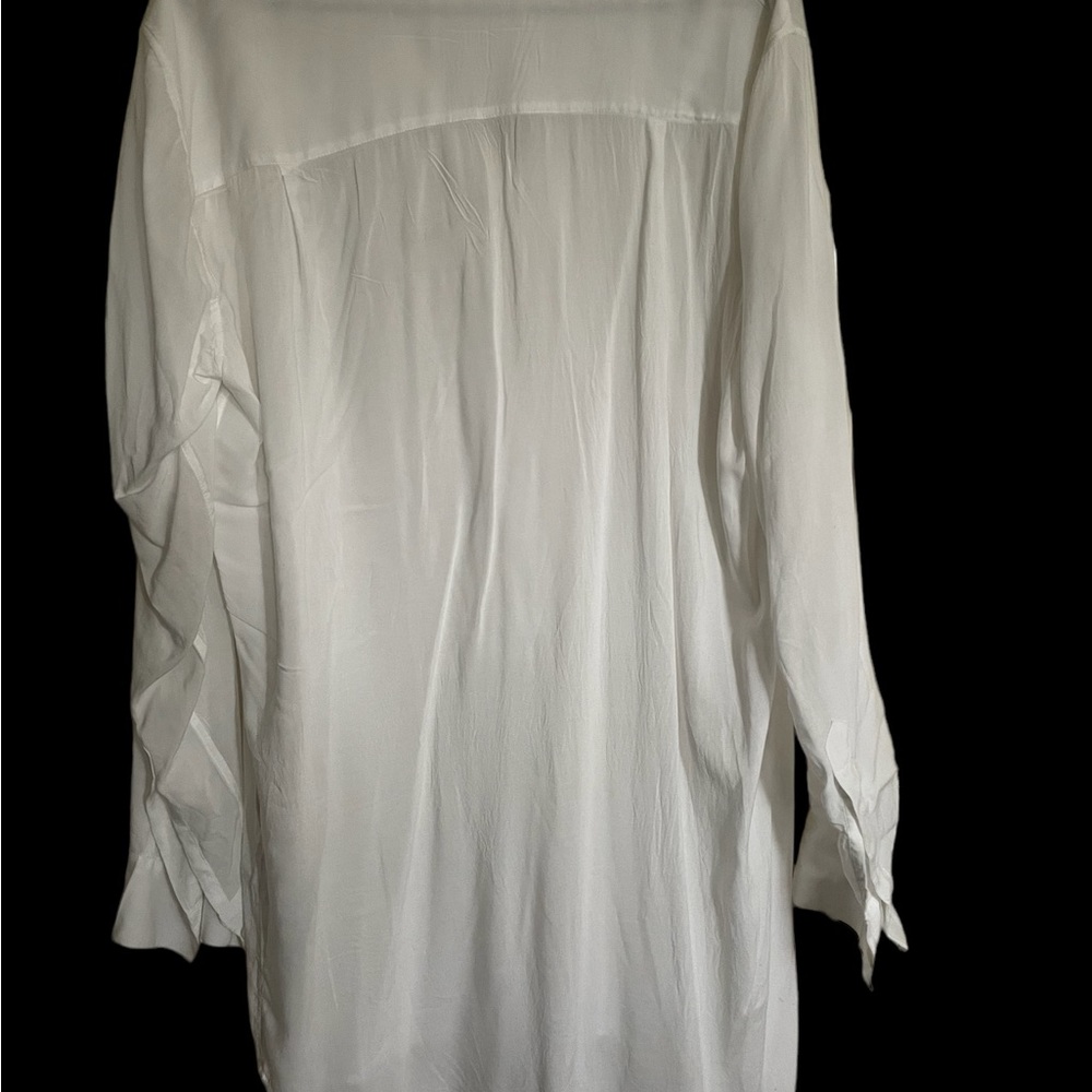 Anne Demeulmeester white luxurious top size 40